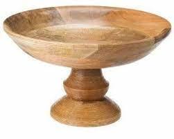 Ensaladera de madera desechable de gran calidad con mesa de tallo, decoración del hogar para festivales, fiestas de uso diario - Product Image 2