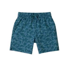 Pantalones cortos de natación de secado rápido de lona ecológicos de cintura alta XS para hombre, ropa de playa con patrón de tabla de surf Vintage para días de playa - Product Image 2