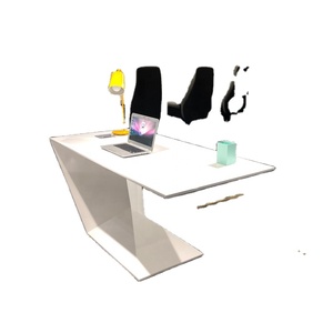 Modern Luxury Wooden Executive <b>Desk</b> High End Boss Manager Laptop Computer Table Commercial Office Furniture - Product Image 1