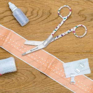 Vaslcare-Cuchillas afiladas de punta roma, tijeras de apósito manual, instrumento médico de acero inoxidable - Product Image 4