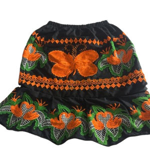 Robe traditionnelle de style micronésien Chuuk, jupes de Pohnpei, nouveau design, jupe en tissu polyester brodée de fleurs pour femmes - Product Image 2