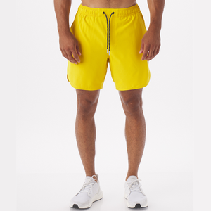 กางเกงขาสั้นผู้ชายแบบแห้งเร็วสำหรับออกกำลังกายออกกำลังกายกางเกงขาสั้นผู้ชายกีฬาขนาดยุโรปออกแบบโลโก้ได้ตามต้องการ - Product Image 1