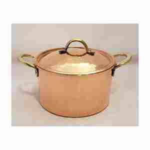 Vente chaude Pot de service en cuivre écologique Haute qualité d'exportation Qualité Traiteur Plats de service Cuisine à prix raisonnable - Product Image 3