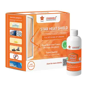 Safeguard Your Drive with Solar Reflective Star Heat Shield: Premium Anti-Heat Glass Coating