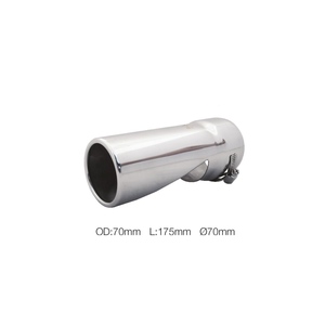 Terminal redondo de acero inoxidable de 70 mm - Product Image 1