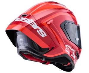 Casque authentique Alpine Stars Super Tech R10 Arius Double Red - Product Image 4