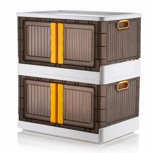 Armoire Pliable en Plastique Almirah 1-2 Portes 1 Tiroir Charnière Légère Gain de Place Polyvalente pour la Maison - Product Image 4