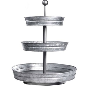 Wedding Or Engagement Party Decoration Antique Finishing Metal <b>Cake</b> Stand Single <b>Tier</b> <b>Cake</b> Platter Stand - Product Image 6
