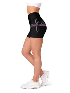 Short pour femme à séchage rapide imprimé fleurs par teinture Tie-Dye personnalisé 100% Short pour femme à sublimation personnalisé en polyester - Product Image 3