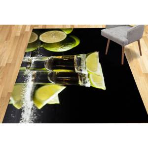 Tapis imprimé moderne et coloré : motifs de salons, pubs, shots de liqueur, tapis en chenille - Product Image 3