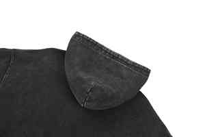 เสื้อฮู้ดซักกรดแบบวินเทจผ้าฝรั่งเศสเทอร์รี่มีฮู้ดโอเวอร์ไซส์ - Product Image 3