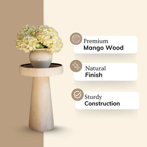 Table à manger moderne en noyer clair, meubles en bois de luxe pour la maison, le restaurant et tabourets et ottomanes contemporains - Product Image 1