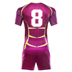 Conjunto de uniforme de rugby para hombre de alta calidad, ropa transpirable y de fútbol americano - Product Image 4