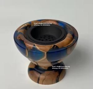 Epoxy Wood Hybrid Incense <b>Burner</b> - Modern Arabic Bakhoor <b>Oud</b> Holder Handmade Mabkhara for Home & Wedding Decor - Product Image 6