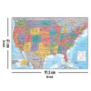 Póster Moderno del Mapa de EE. UU. - Product Image 2