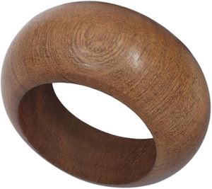 Servilletero Roand de madera de súper lujo, servilletero único en forma de Vintage, decoración de mesa para fiesta de boda, servilletero exclusivo, Navidad India - Product Image 1