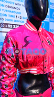 Logo personnalisé brodé respirant grande taille recadrée Lettermen veste pour femmes coton rempli Letterman veste