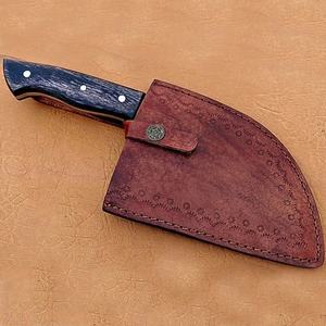 Cuchillo de Cocina Multifuncional JEXMOO, Hecho a Mano, de Acero al Carbono, con Funda de Cuero - Product Image 6