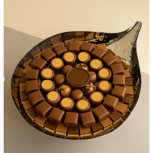 Bandeja de Chocolate de Metal dorado de calidad Superior, plato para servir postres dulces, exhibición de Chocolate para bodas y eventos corporativos - Product Image 6