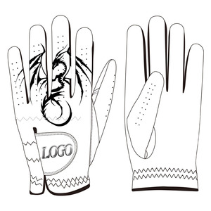 Meilleure qualité Logo personnalisé couleurs gants de Golf Pro hommes remis golfeurs Golf gants durables 100% Cabretta gants de Golf en cuir - Product Image 3