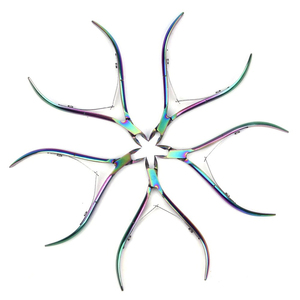 Afzal Coupe-ongles en acier inoxydable personnalisé en PVC noir et blanc avec image de carte d'emballage pour les doigts - Product Image 3