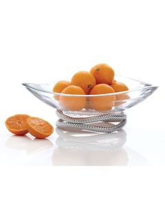 Luxury Style Handcrafted <b>Bowl</b> with Hand Textured Finished Used for <b>Serving</b> Fruits Table Top Decor - Product Image 6