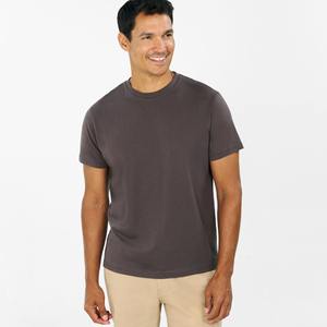 Camiseta de hombre en blanco de algodón 100% con el logotipo de su marca personalizada al por mayor de alta calidad, camiseta informal Lisa para hombre - Product Image 1