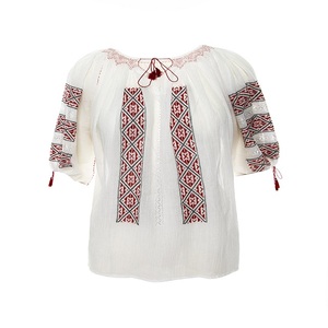 Kaftan ethnique indien brodé unique pour femme, épaules dénudées, en dentelle, haute qualité, pour soirée, en rayonne, lin et coton - Product Image 1