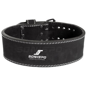 เข็มขัดยกน้ำหนักหนัง SONISPO ปรับระดับได้ รองรับเอว สำหรับการฝึกความแข็งแรง ใช้ได้ทั้งชายและหญิง ป้องกันอย่างมืออาชีพ - Product Image 1