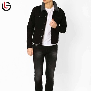 Vestes Denim Personnalisées pour Hommes Style Puffer Confortable avec Col Ras du Cou Grande Qualité Nouveau Design Services OEM - Product Image 1