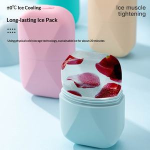 For Silicone Ice Compress Beauty Device with Long-Lasting Ice Roller & Ice <b>Cube</b> for Face Swelling Elimination and Cleansing - Product Image 3