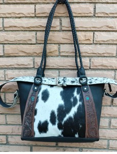 Bolso bandolera con flecos de cuero turquesa bohemio de lujo con solapa bordada de piel sintética, bolso de hombro con borlas bohemias, bandolera de estilo occidental - Product Image 5