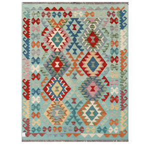 Tapis Kilim d'Afghanistan Maimana 200 X 153 cm Tapisseries - Product Image 1