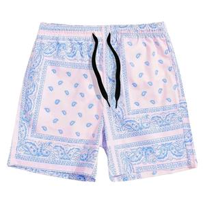 Beach Shorts <b>Man</b> Drawstring Waist Paisley Print Swim <b>Trunks</b> Loose Beach Shorts Outdoor Sports Fashion Leisure Board Shorts - Product Image 1