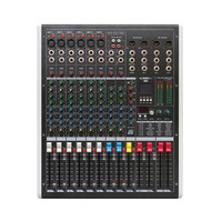 Console de mixage audio numérique professionnelle 12 canaux pour DJ, studio, scène, réunions et événements en direct