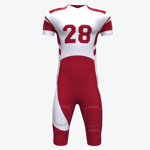 ชุดยูนิฟอร์มอเมริกันฟุตบอลแขนสั้นระบายอากาศดีไซน์ล่าสุดปี 2025 สำหรับผู้ใหญ่ - Product Image 1