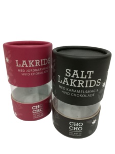 Luxury Chocolate Tube Packaging Box Custom Printed <b>Paper</b> Food Container Recyclable Matt <b>Lamination</b> - Product Image 2