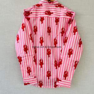 Nuevo Conjunto de Pijama de Algodón para Niños, Hermoso Conjunto de Pijama de Algodón Estampado Indio, Ropa de Dormir 100% Algodón - Product Image 2