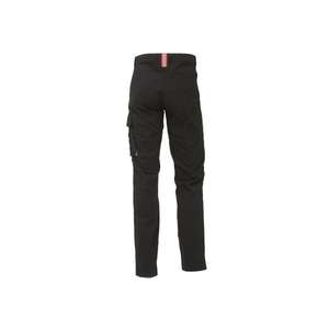 Pantalon de travail en toile de coton extensible noir océan U-POWER - Product Image 5