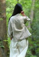 Hauts en lin pour femmes dames Vintage chemise lin Vintage vêtements lin Blouses décontractées à manches longues Boho haut grande taille vêtements