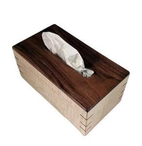 Support de boîte à mouchoirs en papier floral en bois maison voiture bureau chambre cuisine salle de bain dessus de table serviette bar utiliser des boîtes très vendues - Product Image 1