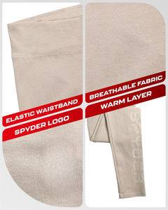 Legging d'entraînement sans couture avec contrôle du ventre à pois Leggings de yoga taille haute femmes pantalons de fitness non transparents - Product Image 3