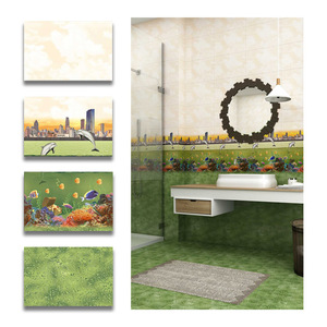 Meilleure qualité 300x450mm brillant marbre poissons Aquarium carreaux en céramique numérique mur carrelage intérieur sol chambre mur carreaux - Product Image 2