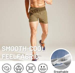 New arrival <b>Men's</b> Casual Gym Running <b>Shorts</b> Quick Dry Drawstring 100% Polyester Custom Logo Sportswear Made in Bangladesh - Product Image 4