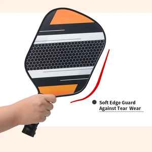 Pagaies de pickleball en fibre de carbone brute 16mm T700 LOGO personnalisé en stock - Product Image 3