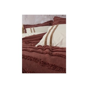 ชุดผ้าคลุมเตียงและปลอกผ้านวมลายเรียบ Cotton Box Limited Rolf Cinnamon สำหรับใช้ในบ้าน - Product Image 2