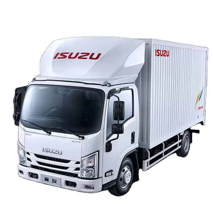 รถบรรทุกขนาดเล็ก Isuzu 5T 170HP 4x2ยูโร2 3 4 5 6รถบรรทุกกล่องรถบรรทุกรถบรรทุกใกล้รถตู้