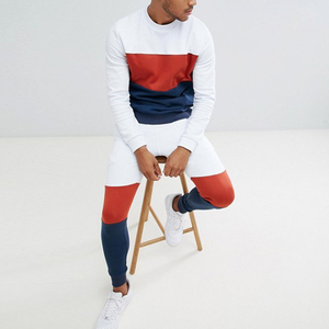Chándal de fábrica para hombre, ropa de calle, pantalones Cargo apilados bordados y conjuntos de Sudadera con capucha, chándales con logotipo personalizado para correr - Product Image 4