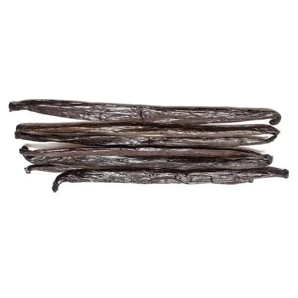 Premium Indonesian Vanilla Beans Tahitian Gourmet Premium Vacuum Sealed Packaging with 25 KG Box 13 - 16 Cm Brown-black