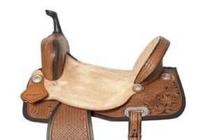 Juego de tachuelas de cuero genuino de primera calidad, monturas de carreras occidentales e inglesas para montar a caballo - Product Image 3